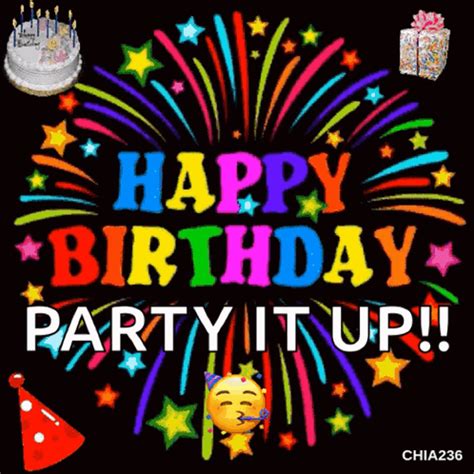 birthday party gif|happy birthday celebration gif.